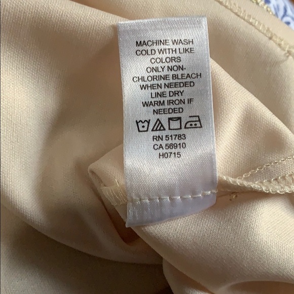 Maurices Gold Shimmer Lace Sheath Dress Size Medium - Picture 6 of 7